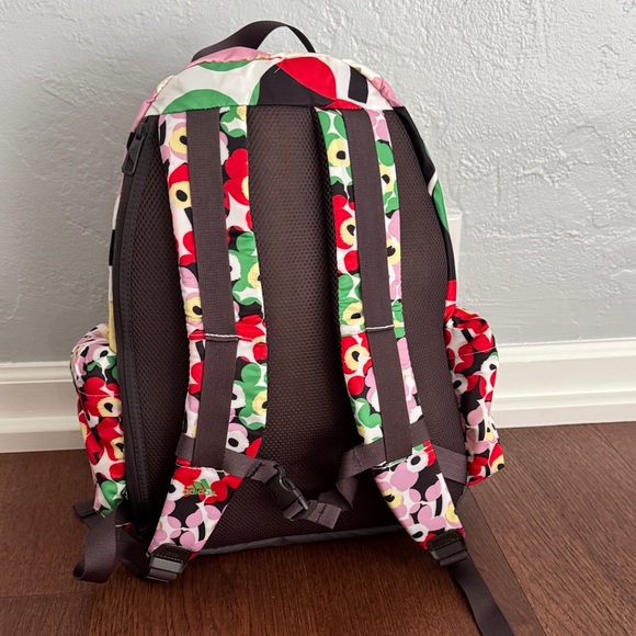 adidas Marimekko Floral Print Backpack in Green, Pink, Red, Black, Cream NWT